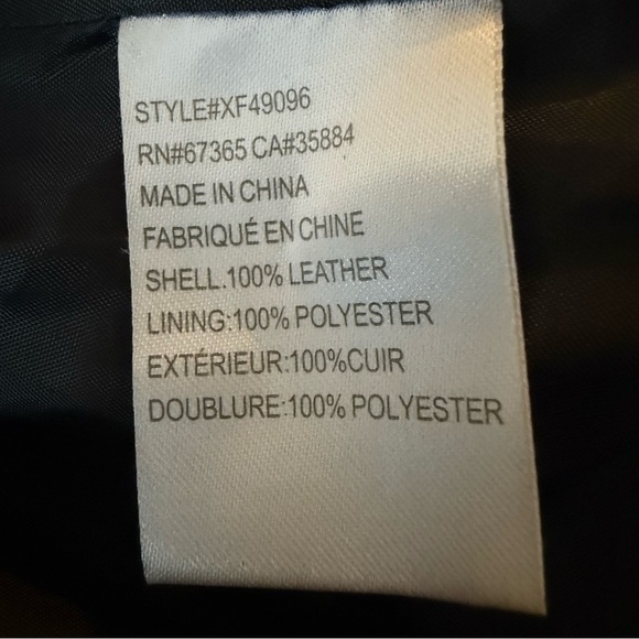 BB Dakota Plus Size Black Leather Skirt - Picture 5 of 6